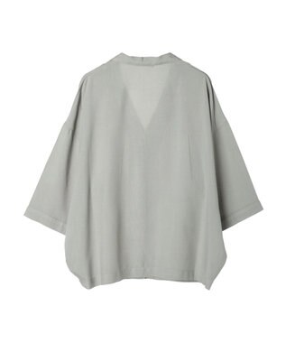 CRAFT STANDARD BOUTIQUE レーヨンワイドシャツ Sax