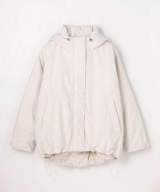 ANY 撥水フーデットダウンコート エクリュ