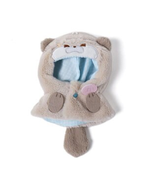 WEGO 【痛バ＆推し活グッズ】ぬいアニマルケープ10cm ライトグレー