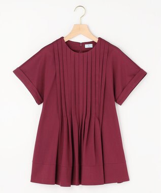 組曲 L 【先行予約】サマージャージーブラウスライク カットソー ガーネット系