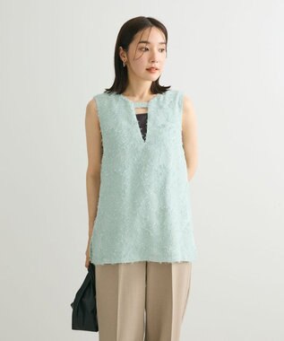 Green Parks マルチＷＡＹ　ジャガードベスト Mint