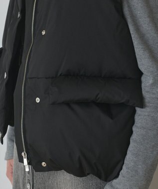 GRACE CONTINENTAL スタンドカラーダウンベスト ブラック