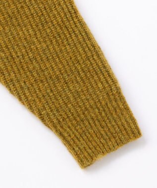 UNFILO MENS ヘアリー クルーネックニット イエロー