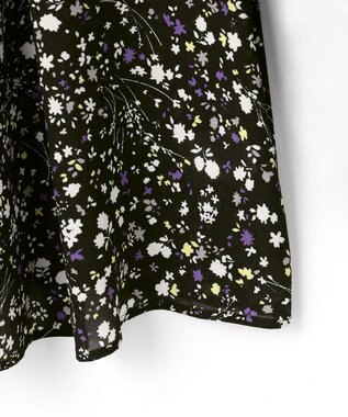 組曲 S プティフラワープリント ブラウス ブラック系5
