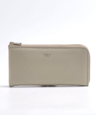 blancle シュリンクレザー Lジップ ロングウォレット トープ
