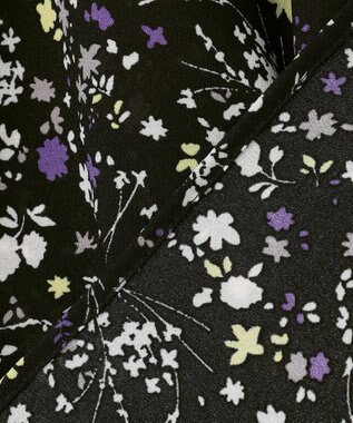 組曲 S プティフラワープリント ブラウス ブラック系5