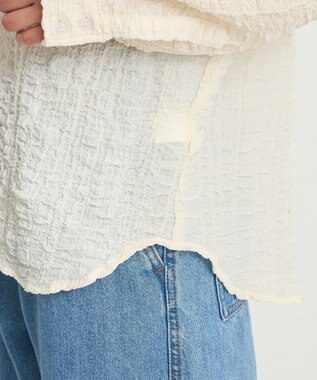 CRAFT STANDARD BOUTIQUE ポコポコワッシャーシャツ Ivory