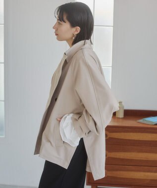 WEGO 【ANGIE VINTAGE】ショート トレンチコート ライトベージュ