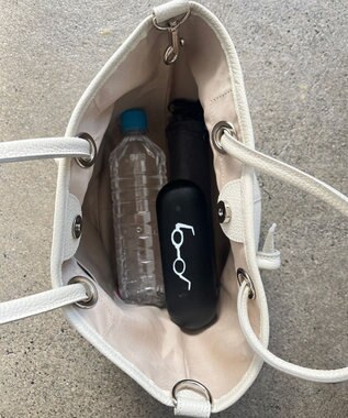 Hekhèr Le Style de Vie 【日本製 / 2WAY】シュリンクレザー ノットハンドバッグ ホワイト