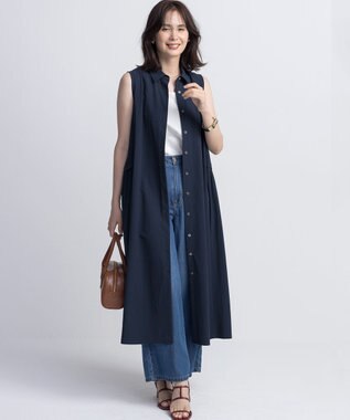 組曲 スーパーライト デニムパンツ ネイビー系