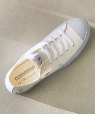 earth music&ecology 【予約】【別注】 CONVERSE×earth ALL FLW OX オフホワイト