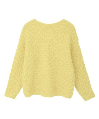 YECCA VECCA フェザーモールニット Yellow