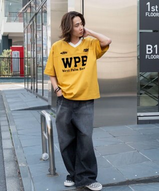 WEGO グラフィックフットボールT（SS） イエロー