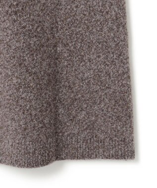 23区 メリノシネ ニット ワンピース ダークブラウン系