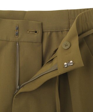 AMERICAN HOLIC リボン付きタックワイドパンツ Khaki