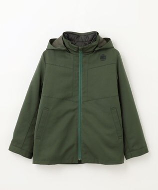 J.PRESS KIDS 【110-130cm】キルトライナー付き 3WAYコート カーキ系
