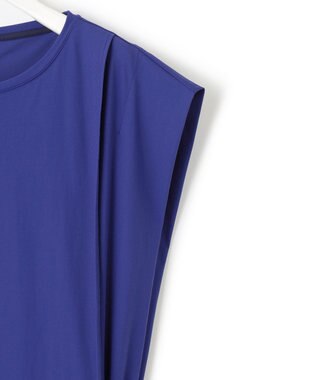 ICB 【接触冷感・UVカット・速乾・洗える】マットスキューバ ストレートワンピース ロイヤルブルー系
