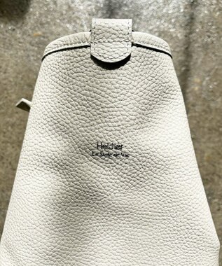 Hekhèr Le Style de Vie 【日本製 / 2WAY】シュリンクレザー ノットハンドバッグ ホワイト