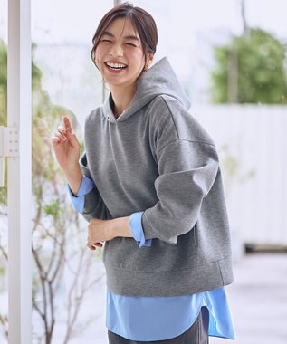 ANY シャツコンビレイヤードインナー [WEB限定]ブルー