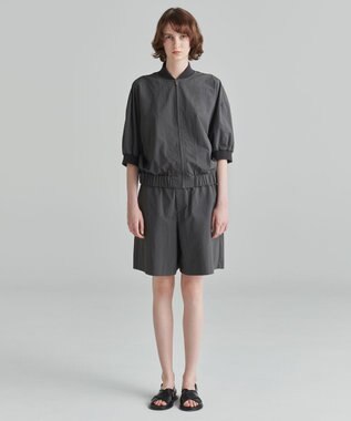 NAVE 【ReNAVE　撥水機能・UVカット・透湿・接触冷感・洗える】ナイロンタスランブルゾン グレー系