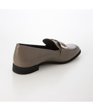 MODE ET JACOMO <carino>【レイン対応】バックルソフトスクエアトゥローファー オーク