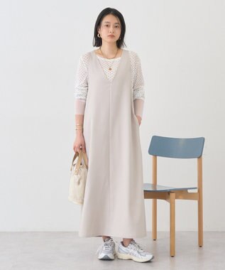 AMERICAN HOLIC 【前後2WAY】ZIPジャンスカ Gray Beige