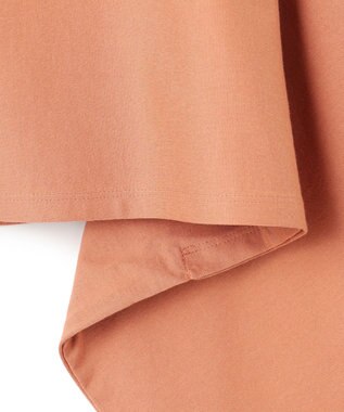 BEIGE， 【BEIGE,ecru/WEB限定・洗える】JERSEY STITCH / コットンクロップドトップス Nude camel