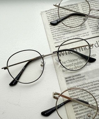 WEGO 【ユニセックス着用ITEM】メタルレームクリアレンズアイウェア 柄2