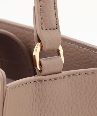 TOCCA 【大人百花掲載】T-MARGO LEATHER MINIBAG ミニバッグ ベージュ系