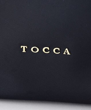TOCCA 【A4サイズ対応・撥水】POINT OF RIBBON NYLONBAG L ナイロンバッグ L ネイビー系