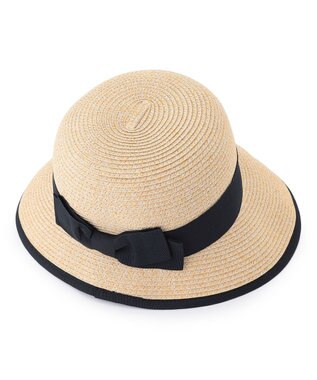 TOCCA 【サイズ調整可】HALF BRIM RIBBON HAT ブレードハット ベージュ系