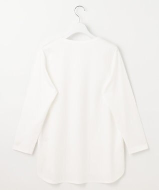 自由区 L 【WEB限定・洗える】ハイカウントインナー カットソー オフ