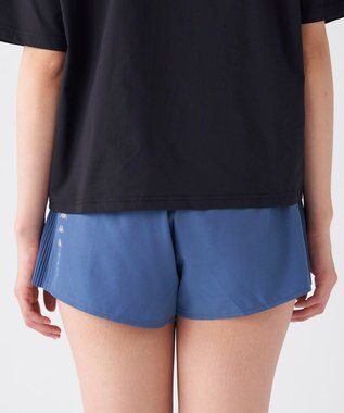 OP／FILA 【Kappa】プリーツ スポーツショートパンツ ブルー