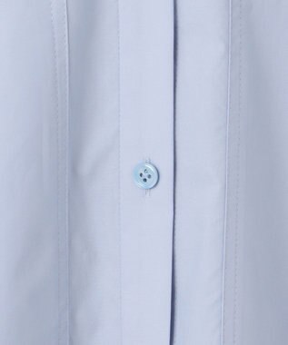 JOSEPH 【洗える】コットンシルク　フルオープンブラウス Sky blue