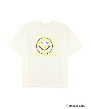 Green Parks Ｓｍｉｌｅｙ　Ｆａｃｅ／スマイルロゴＢｉｇＴシャツ White