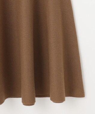 自由区 S 【カタログ掲載】ウールミラノニットフレア スカート モカ