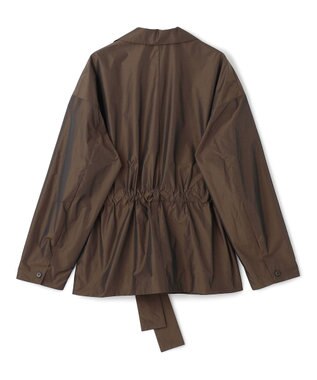 uncrave メモリータフタ ジャケット ブラウン