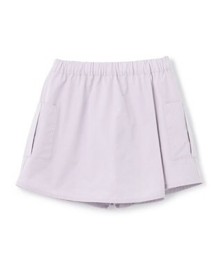 UNFILO 【110-150cm】FINE MOVE ラップキュロット ライトパープル