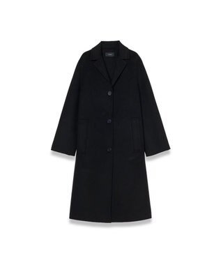 JOSEPH 【WEB＆OUTLET限定】ダブルフェイスウールキャッシュ シングルコート Black