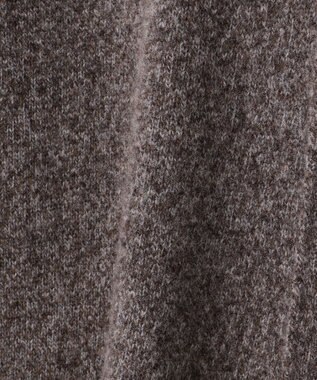 23区 L メリノシネ ニット ワンピース ダークブラウン系