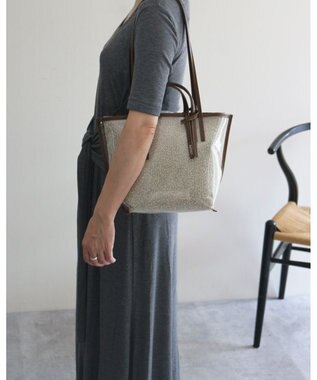 MORROW by thank 【軽量】CECILY OW 2way バッグ 1インナーSET ブラウン X BWミックス