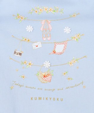 組曲 KIDS 【110-140㎝】 フルーティーブリーズTシャツ ブルー