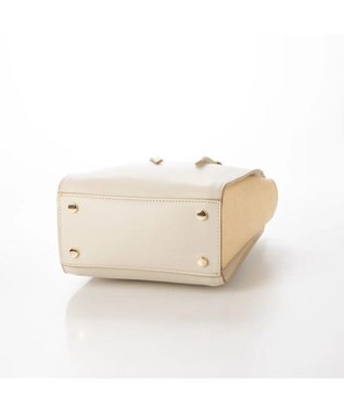 UNBILLION cachecache サイドコンビ2wayノットハンドルトートバッグ アイボリー