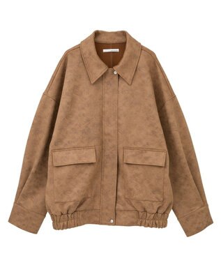 Green Parks ・ＥＬＥＮＣＡＲＥ　ＤＵＥ　スエードポンチブルゾン Camel