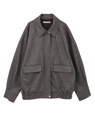 Green Parks ・ＥＬＥＮＣＡＲＥ　ＤＵＥ　スエードポンチブルゾン Charcoal Gray