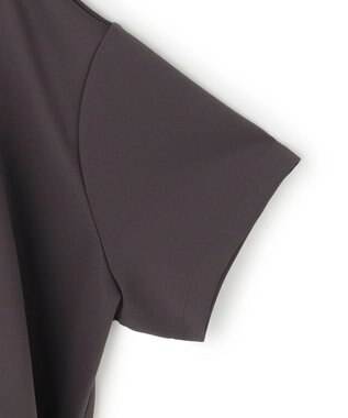 UNFILO L BEAUTY FORM JERSEY light サイドZIP プルオーバー チャコール