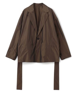 uncrave メモリータフタ ジャケット ブラウン