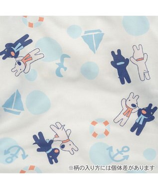 PET PARADISE リサとガスパール 接触冷感 タンクトップ 《マリン柄》 中型犬 大型犬 ホワイト×ネイビー