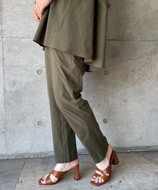 UNFILO L 【撥水/ストレッチ/UVカット】マジカル機能 パンツ ダークグリーン系