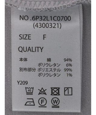 Green Parks ・ＳＵＧＡＲ　ＳＰＯＯＮ　シャーリング袖プルオーバー Light Gray